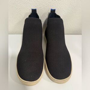 Rothy’s Chelsea Black Mesh Slip-On Ankle Boots Women’s Size 9 GUC